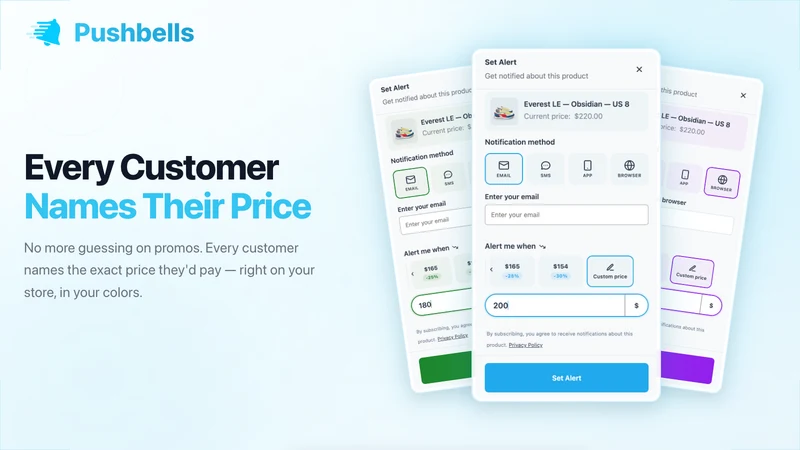 Pushbells: Price Drop, Restock