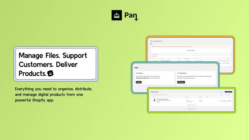 Pan ‑ Easy Digital Downlaod