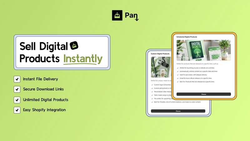 Pan ‑ Easy Digital Downlaod