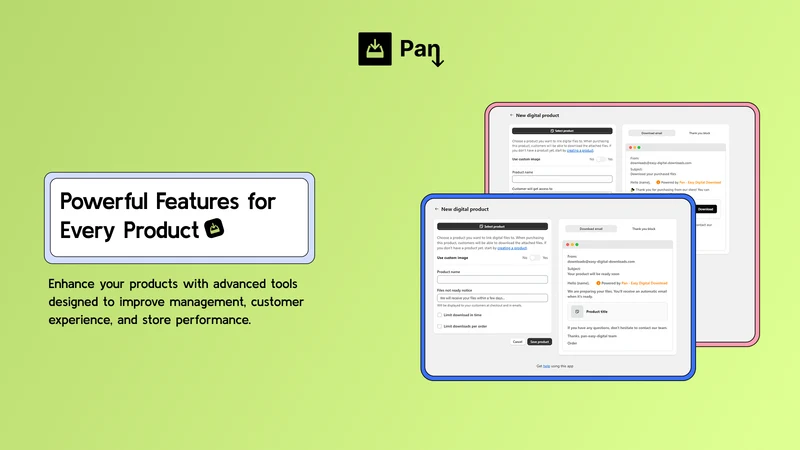 Pan ‑ Easy Digital Downlaod