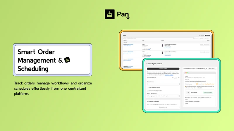 Pan ‑ Easy Digital Downlaod