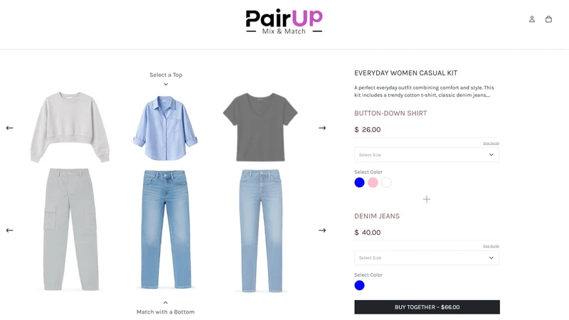 PairUp ‑ Mix & Match