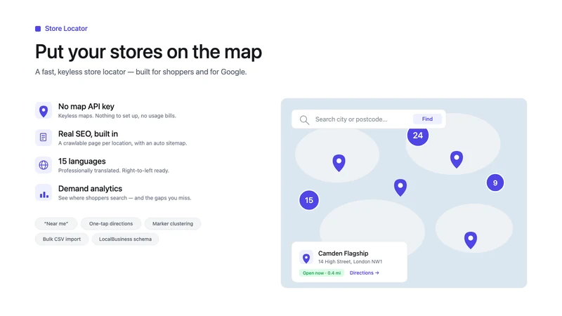 Merch ‑ Store Locator