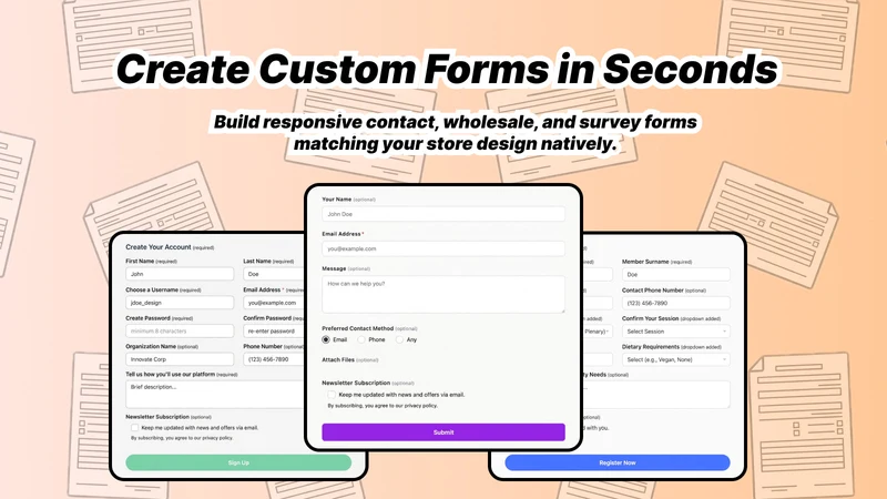 FormLab ‑ Custom Form Builder