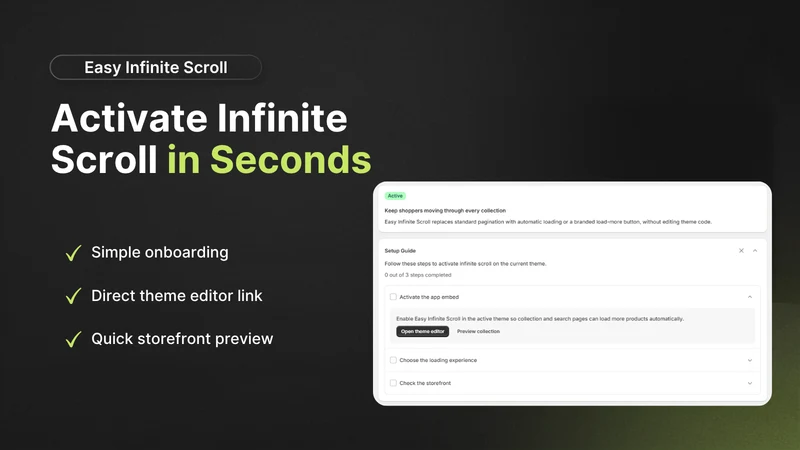 Easy Infinite Scroll