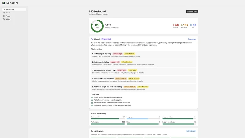 SEO Audit AI