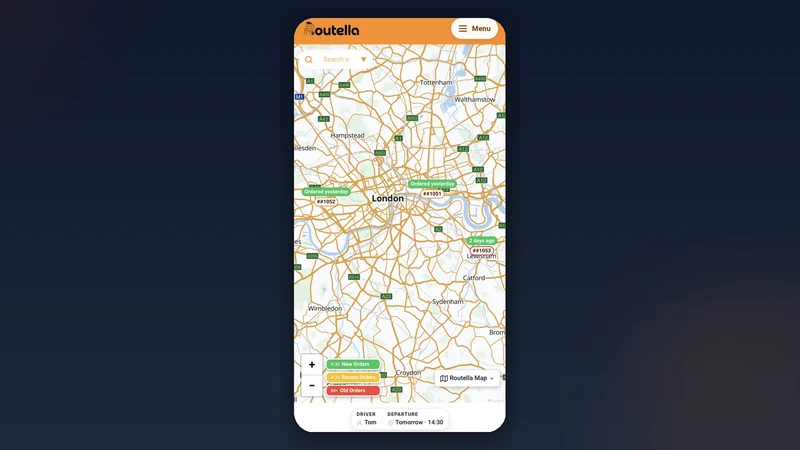 Routella: delivery management