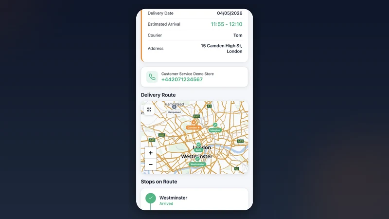 Routella: delivery management