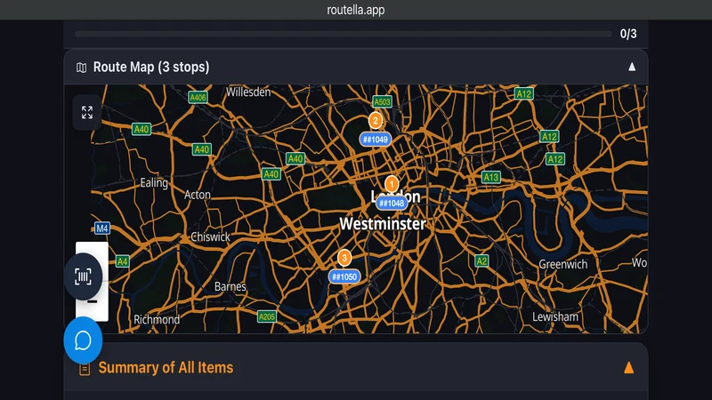 Routella: delivery management