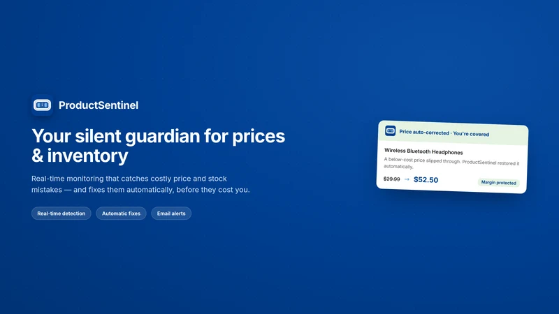 Product Sentinel