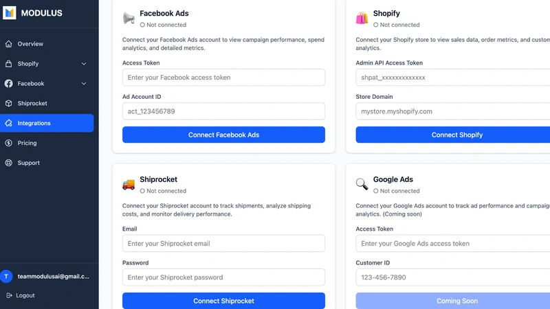 Modulus AI ‑ Unify Your Growth