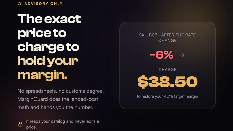 MarginGuard ‑ Tariff Alerts