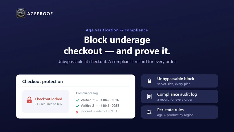 AgeProof: Age Verification