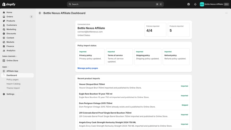 Bottle Nexus Affiliate