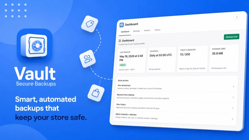 Vault: Secure Backups