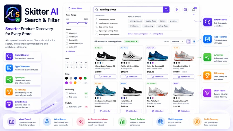 Skitter AI Search & Filter