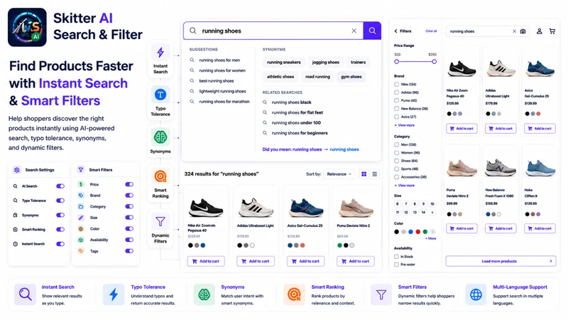 Skitter AI Search & Filter