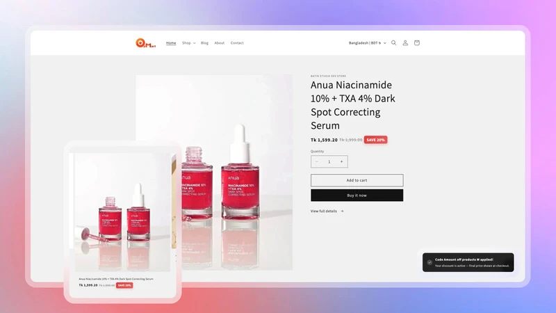 Show Discount: Dynamic Pricing