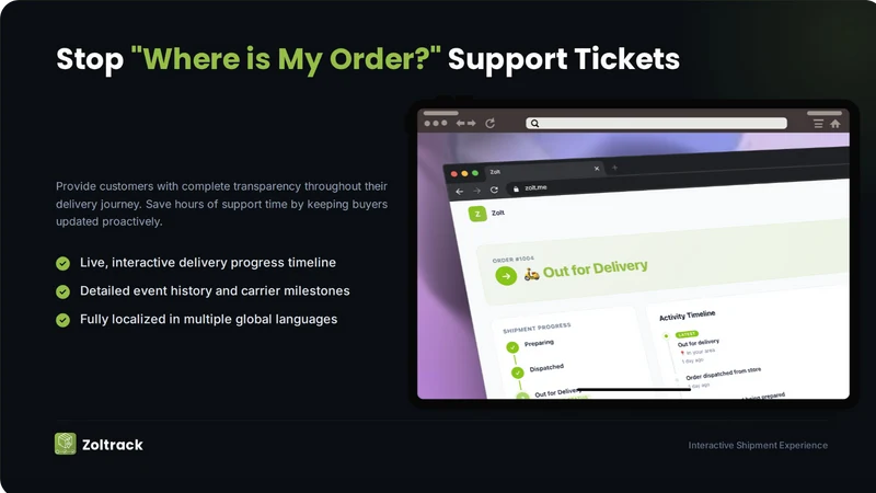 Zoltrack – Branded Order Track