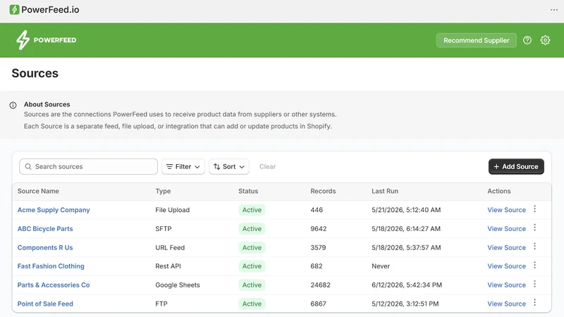 Powerfeed Product Feeds