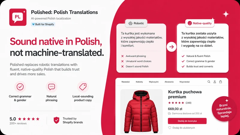 Polished ‑ Polish Translation