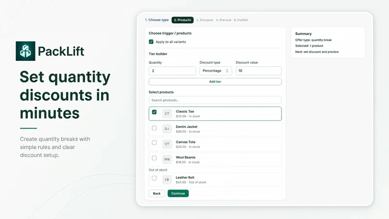 PackLift: Bundles & Upsells
