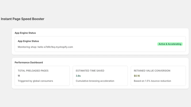 Instant Page Speed Booster