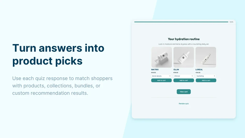 GSC AI Product Quiz Builder