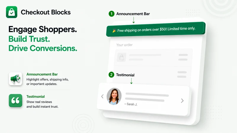 Checkout blocks