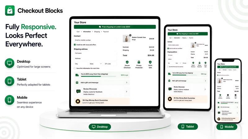 Checkout blocks