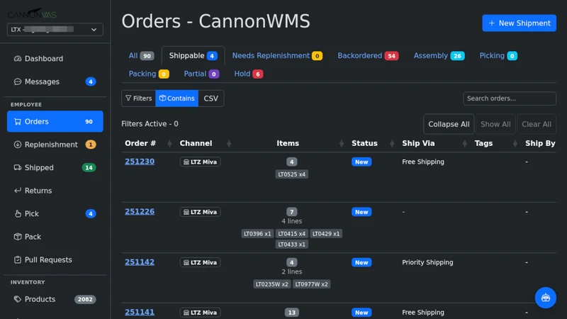 CannonWMS