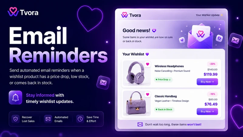 Tvora: Smart Wishlist Plus