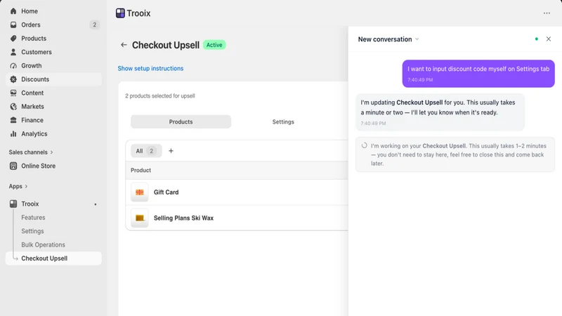 Trooix: Build Any Feature