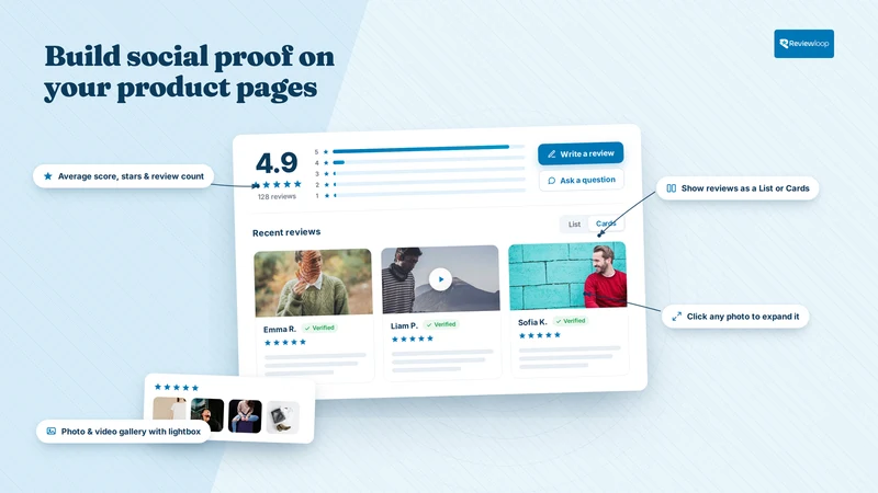 ReviewLoop: Product Reviews