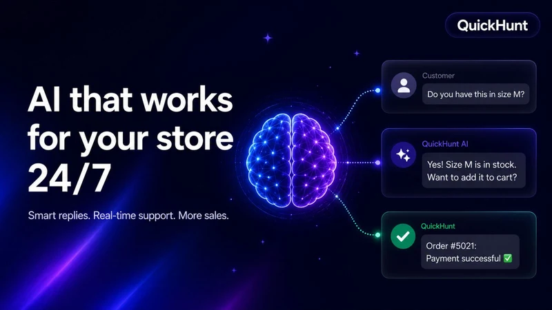 Quickhunt: AI Chat & Live Chat