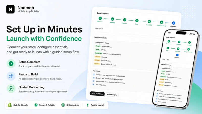 Nodmob ‑ Mobile App Builder