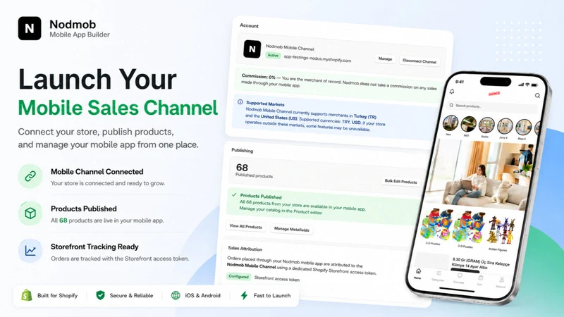 Nodmob ‑ Mobile App Builder