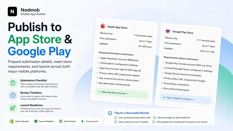 Nodmob ‑ Mobile App Builder