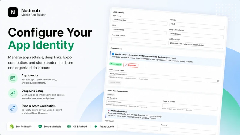 Nodmob ‑ Mobile App Builder