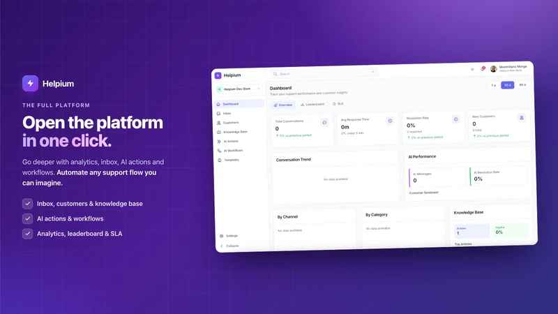 Helpium: AI Support Chat