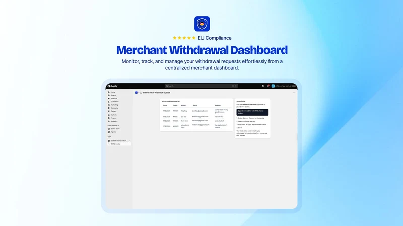EU Withdrawal Button Form