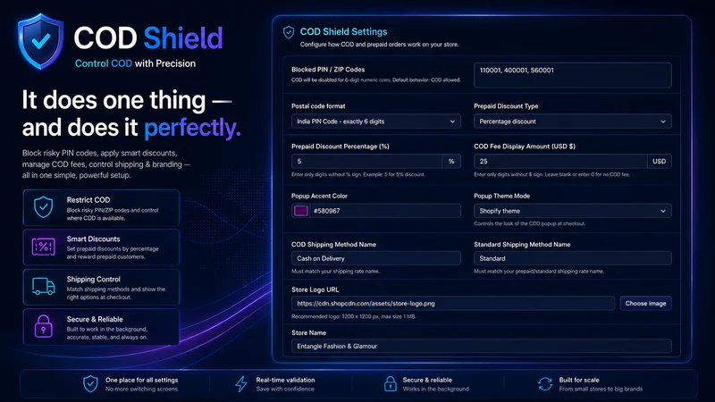 Entangle's COD Shield
