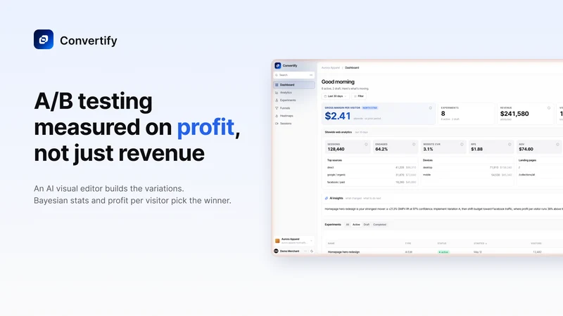 Convertify: AI A/B Testing
