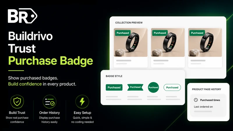Buildrivo Trust Purchase Badge