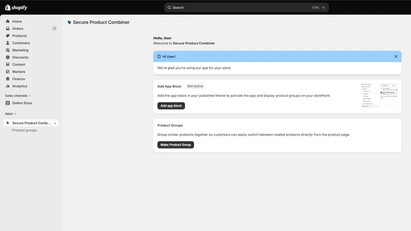 Secure Product Combiner