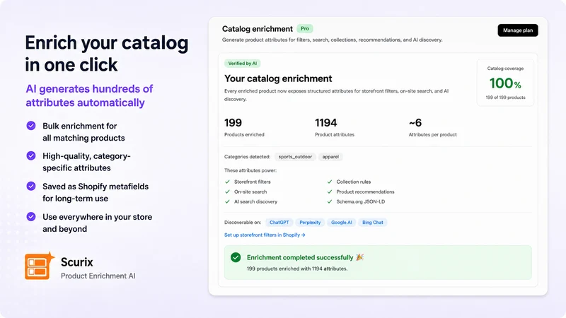 Scurix Product Enrichment AI