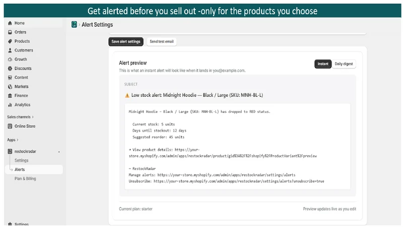 RestockRadar