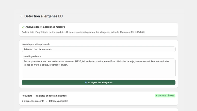 Etiqi‑EU Food Label Compliance