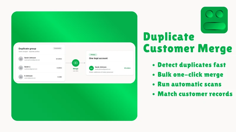 DCM ‑ Duplicate Customer Merge