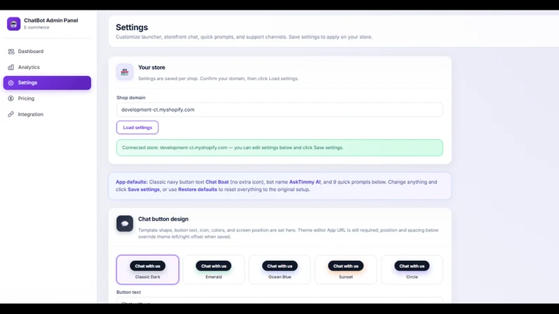 CZ Shopping AI Assistant
